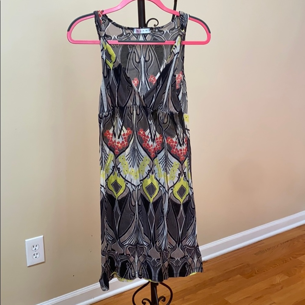 Printed Dress/coverup
